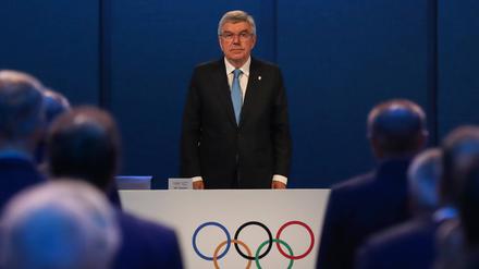Für viele ein Master of Desaster. IOC-Präsident Thomas Bach.