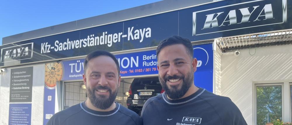 Die Brüder Engin und Serkan Kaya aus Neukölln.
