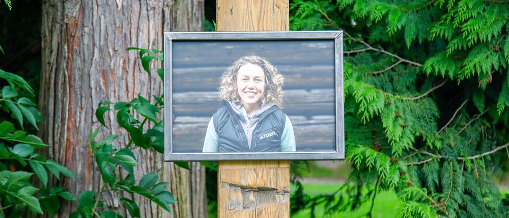 Gedenken an Laura Dahlmeier in Garmisch-Partenkirchen.