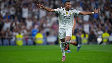 Kylian Mbappé trifft zum Auftaktsieg von Real Madrid.