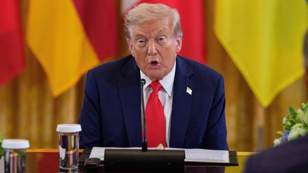 Donald Trump hofft auf einen Platz im Himmel.