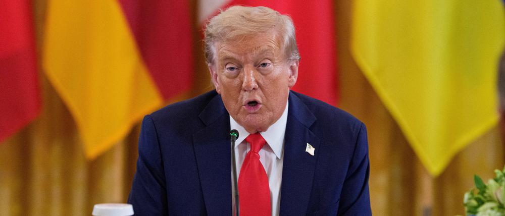 Donald Trump hofft auf einen Platz im Himmel.