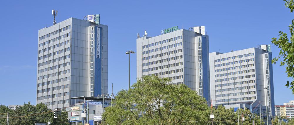 Das ehemalige City Hotel East in Berlin-Lichtenberg.