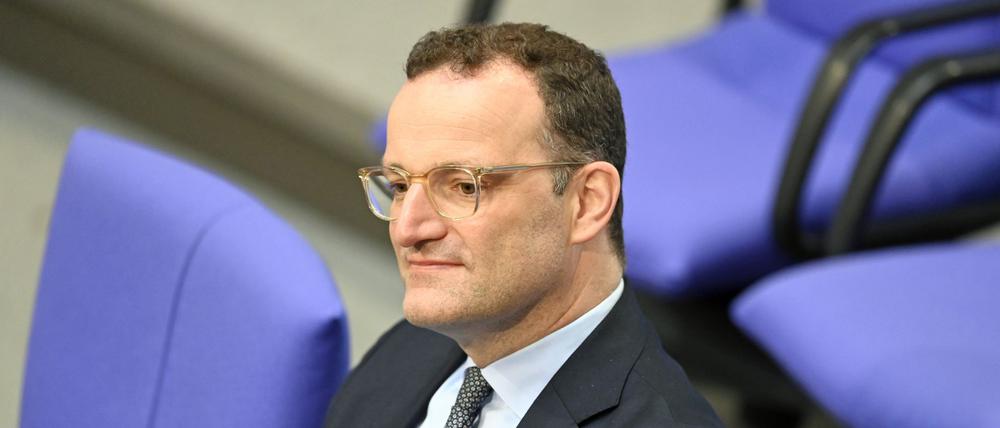 Der Fraktionsvorsitzende der CDU/CSU, Jens Spahn, im Bundestag bei der Fortsetzung der Haushaltsberatungen. (Archiv)