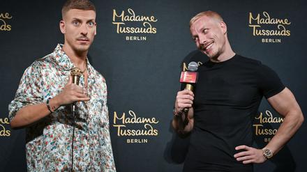 Die Wachsfigur von Felix Lobrecht steht jetzt bei Madame Tussauds in Berlin.