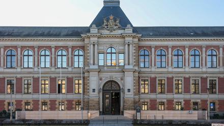 Sachsen, Zwickau: Blick auf das Landgericht Zwickau. (Archiv)