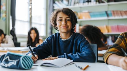 Von Bildschirmen keine Spur. Sieht es in deutschen Grundschulen bald wieder so aus?