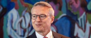 Digitalminister Karsten Wildberger (CDU) will in seinem Haus „Start-up-Mentalität“ verbreiten.