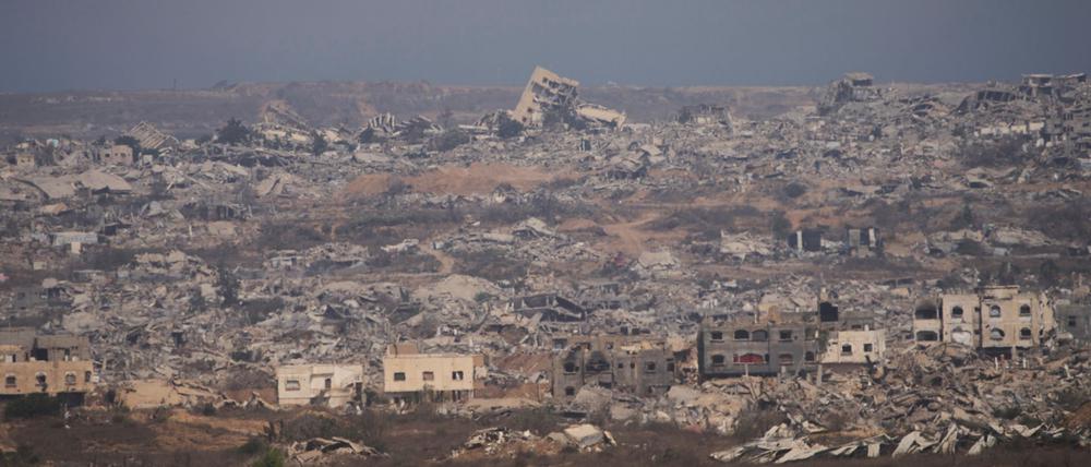 Der Gazastreifen ist mittlerweile in weiten Teilen zerstört. (Archivbild)