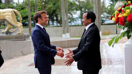 Kameruns Langzeitherrscher Paul Biya ist seit 40 Jahren ein enger Verbündeter Frankreichs – und will das bleiben, wenn er sich im Oktober zum achten Mal zur Wahl stellt.