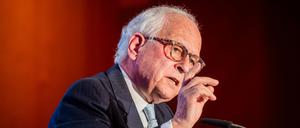 Wolfgang Ischinger, ehemaliger Vorsitzender der Münchner Sicherheitskonferenz, spricht bei der Verleihung des Henry A. Kissinger Preises.