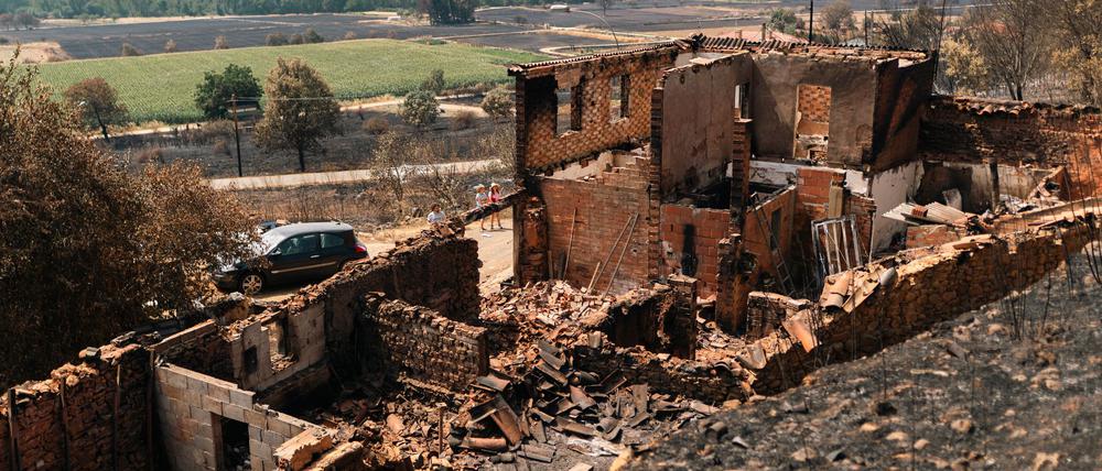 Die Brände in Spanien haben große Schäden angerichtet.
