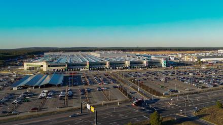 In der Tesla Gigafactory Berlin-Brandenburg hat es gebrannt. (Archivbild)