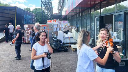 Der 5. Hilfskonvoi aus Berlin-Pankow ist in der ukrainischen Partnerstadt des Bezirks, Riwne, angekommen.