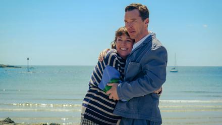 Olivia Colman und Benedict Cumberbatch spielen die Hauptrollen in der turbulenten Scheidungskomödie „Die Rosenschlacht“. (Handout)