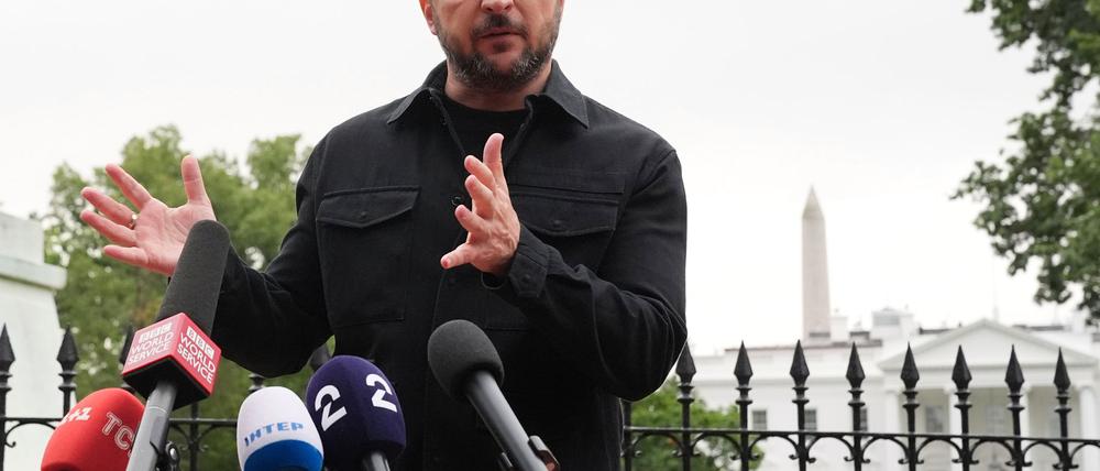 Selenskyj deutet mehr Angriffe an. (Archivbild)