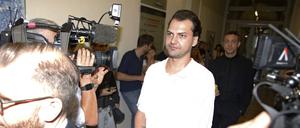 Jimi Blue Ochsenknecht bei der Ankunft zum Prozess.