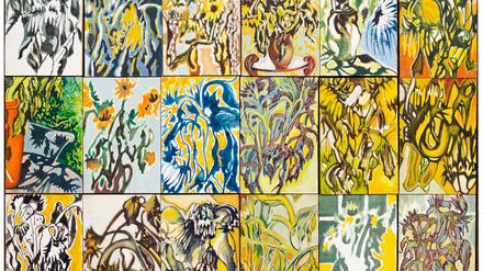 Ein Zeichen von Werden und Vergehen: Jürg Burth „Sonnenblumen“. 