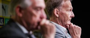 Hans-Joachim Watzke (r.) tritt die Nachfolge von Reinhard Lunow als BVB-Präsident an.