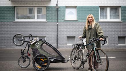 Mit Rad und Kind hat Jasmin Böhm Tausende Kilometer zurückgelegt und darüber ein Buch geschrieben. (Archivbild).