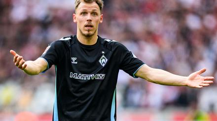 Werder-Profi Senne Lynen fordert Zugänge. (Archivbild)