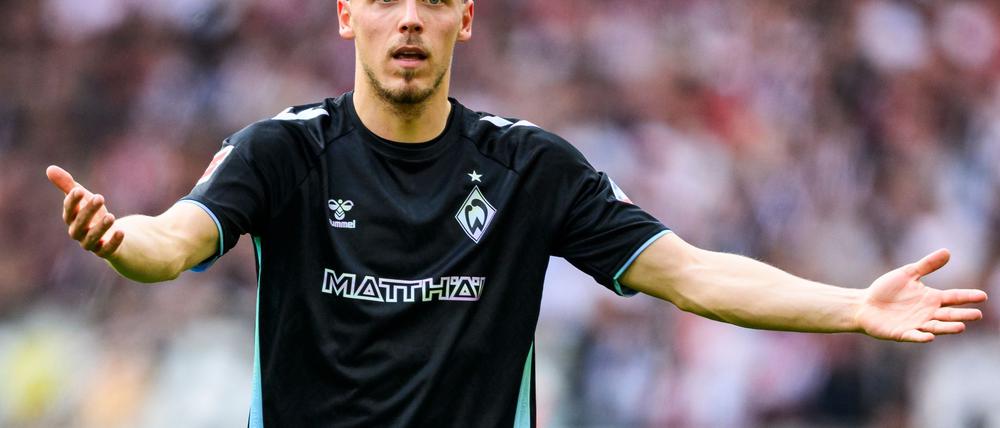 Werder-Profi Senne Lynen fordert Zugänge. (Archivbild)
