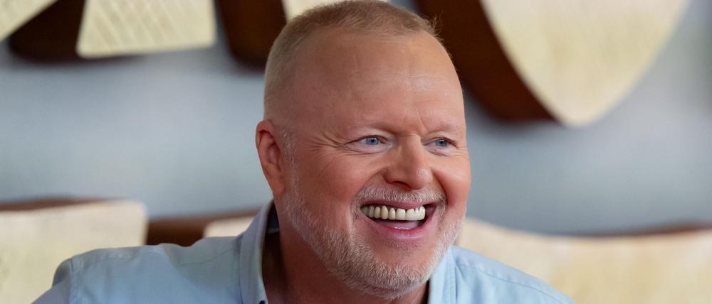 Stefan Raab im Mathäser Filmpalast bei der Weltpremiere des Films „Das Kanu des Manitu“.