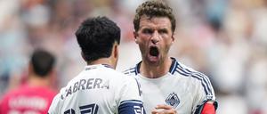 Thomas Müller hatte gegen St. Louis Grund zum Feiern.