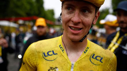Ärgert sich über eine Jury-Entscheidung bei der Deutschland Tour: Tadej Pogacar (Archivbild)