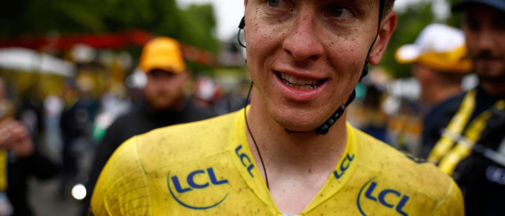 Ärgert sich über eine Jury-Entscheidung bei der Deutschland Tour: Tadej Pogacar (Archivbild)