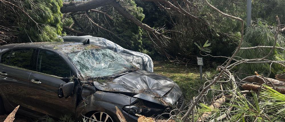 Das Unwetter richtete erheblichen Sachschaden an.