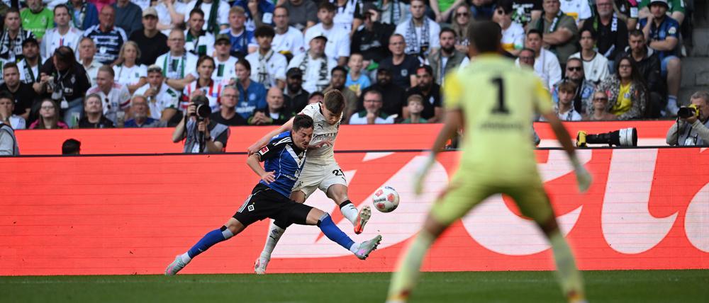 Wenig Höhepunkte zwischen Gladbach und dem HSV.