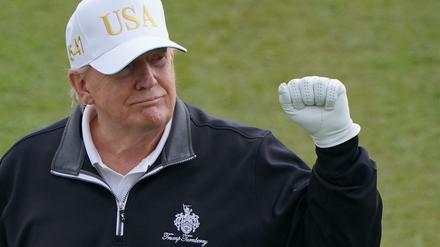 US-Präsident Donald Trump hat seinen Besuch bei Ryder Cup in New York angekündigt. (Archivbild)