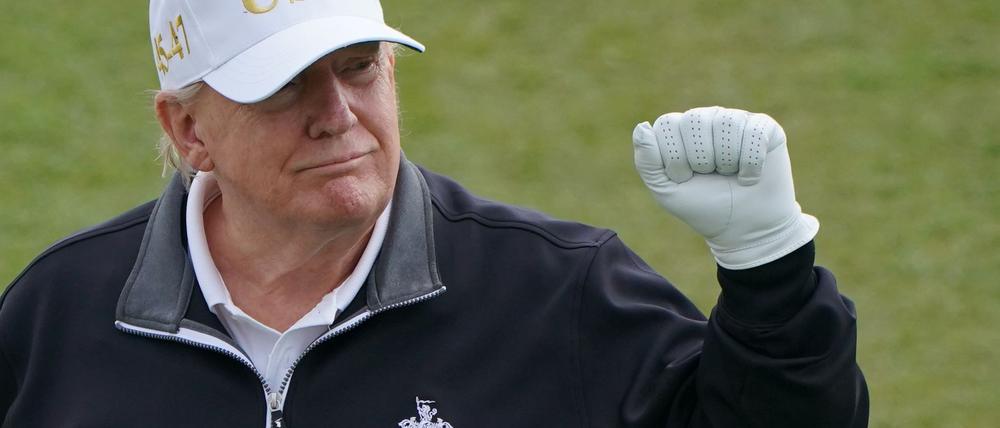 US-Präsident Donald Trump hat seinen Besuch bei Ryder Cup in New York angekündigt. (Archivbild)
