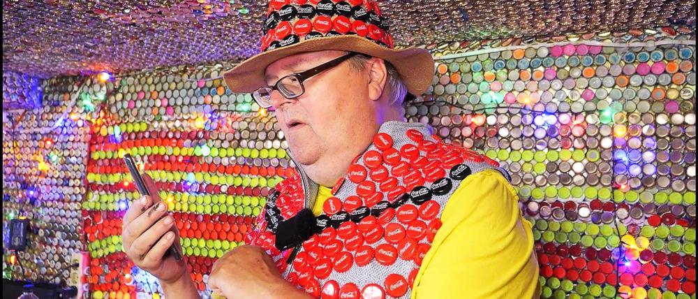 Rund 130.000 Flaschenverschlüsse hat Frank Zeidler in den vergangenen Jahren verbaut.