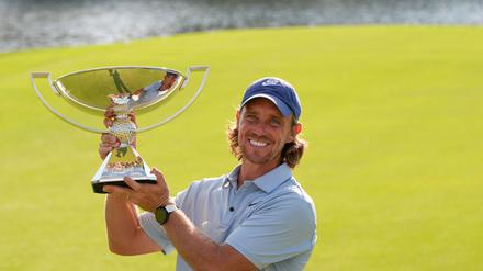 Der britische Golfer Tommy Fleetwood hat die Tour Championship in Atlanta gewonnen.