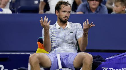 Wenn es Drama auf dem Tennisplatz gibt, ist Daniil Medwedew meistens nicht weit weg.