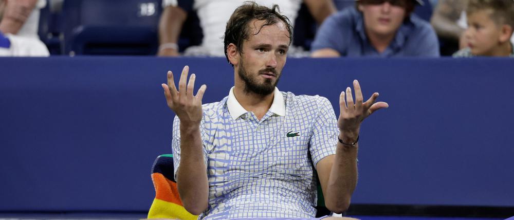 Wenn es Drama auf dem Tennisplatz gibt, ist Daniil Medwedew meistens nicht weit weg.
