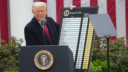 Trump kündigt Strafzölle an.