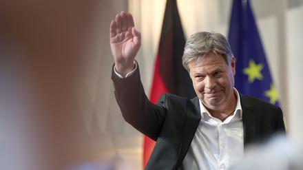 Robert Habeck, hier beim Abschied aus dem Bundeswirtschaftsministerium, verlässt nun auch den Bundestag.