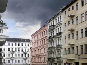 Altbauten in Kreuzberg. 