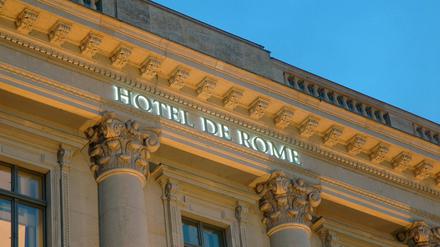 Das Hotel de Rome gehört zu den bedeutenden Luxushotels der Hauptstadt.