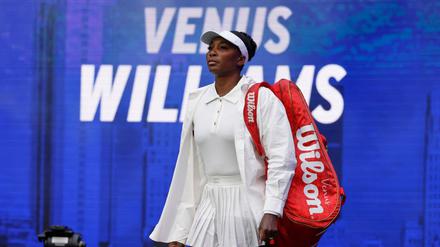 28 Jahre nach ihrem Debüt war Venus Williams zum 25. Mal bei den US Open dabei.