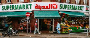Syrischer Supermarkt Al-Madina in der Neuköllner Sonnenallee.
