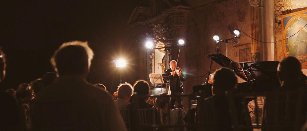Festival Crete Senesi 2025, Thomas Zehetmair und Pierre-Laurent Aimard, Chiesa San Francesco, Asciano