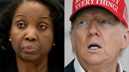 Fed-Gouverneurin Cook, Donald Trump: Für den US-Präsidenten ist die Entlassung unliebsamer Fed-Gouverneure doppelt attraktiv. 