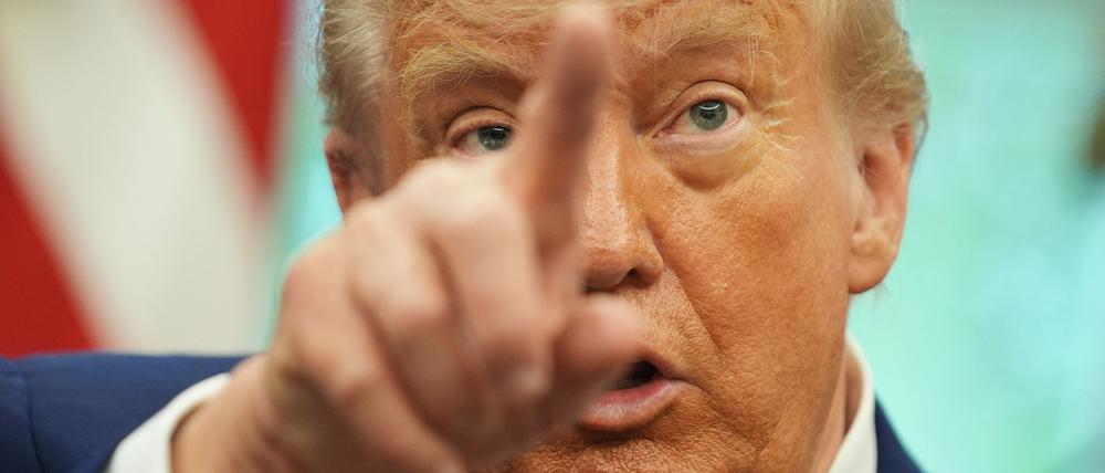 Droht der EU erneut mit Zöllen: US-Präsident Donald Trump. (Archivbild)