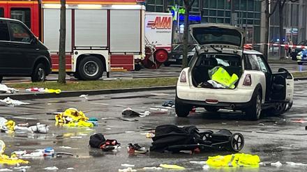 Am 13. Februar 2025 fuhr ein Auto in eine Verdi-Demonstration