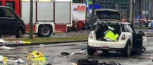 Am 13. Februar 2025 fuhr ein Auto in eine Verdi-Demonstration