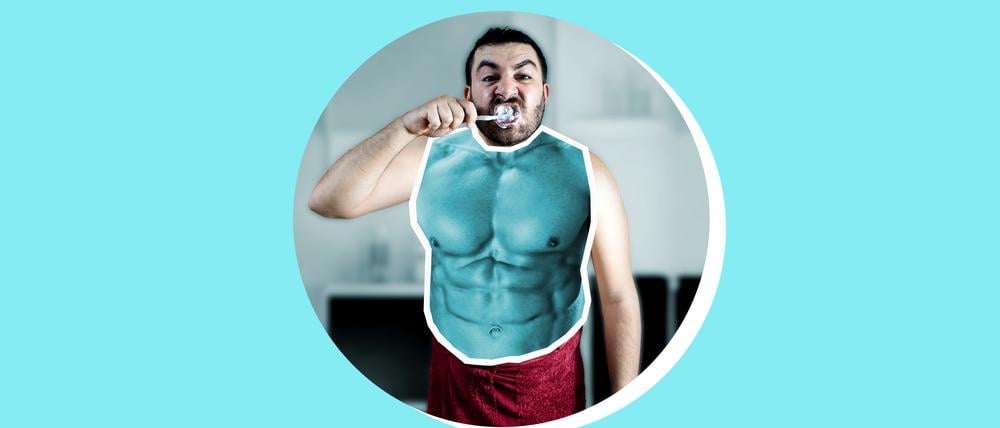 Traumkörper ohne Sport: Auch Männer tragen jetzt figurformende Unterwäsche.